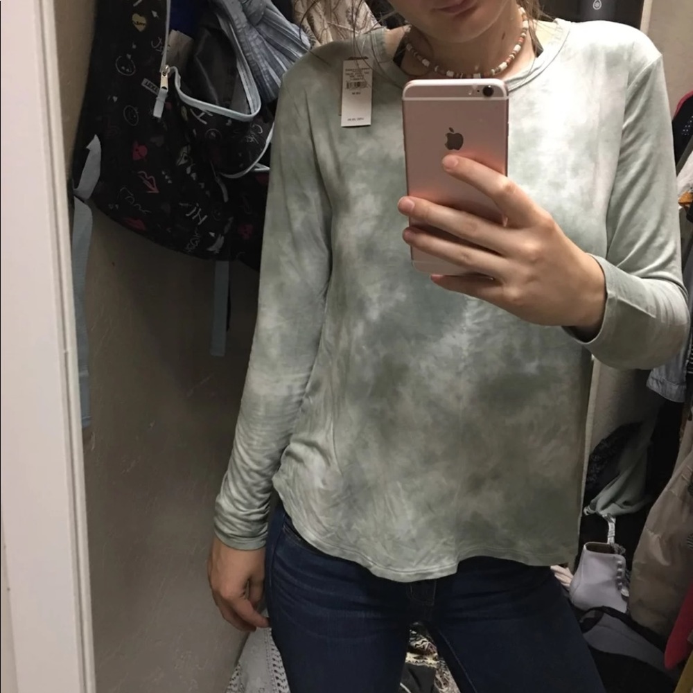 American Eagle Soft & Sexy long sleeve green